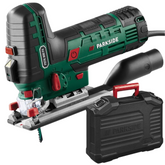 PARKSIDE® Decoupeerzaag 800W – Elektrische Zaagmachine voor Hout, Metaal & Aluminium – Met Laser, LED & Koffer